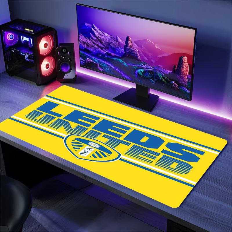 Leeds United Print Cushion Non-slip Laptop Tablet Big Mousepad XXL Mat Mini PC Playmat With Lock edge