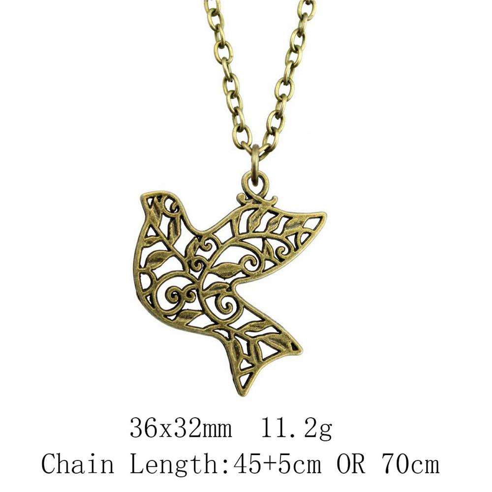 Father's Day Neck Decoration Bird 45cm Or 70cm Long Chain Necklace Biz Male Necklace