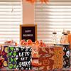 DIYDEC 24pcs Kraft Gift Bags with Handles - Halloween Goodies Paper Bags for Party Supplies
