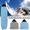 Surfboard Sock Cover, Lightweight Stretch Protective Surfboard Bag, Foldable Surfing Accessories For Shortboard Longboard Standup Paddleboard
