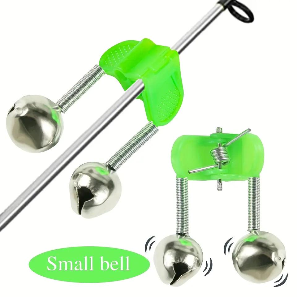 10/50 pz Allarmi Mordenza Pesca Campanelli Canna da Pesca Clip Punta Campanello Anello ABS Accessorio Pesca per Ghiaccio Notte Canna Indicatori Mordicchiate Pesce 260319