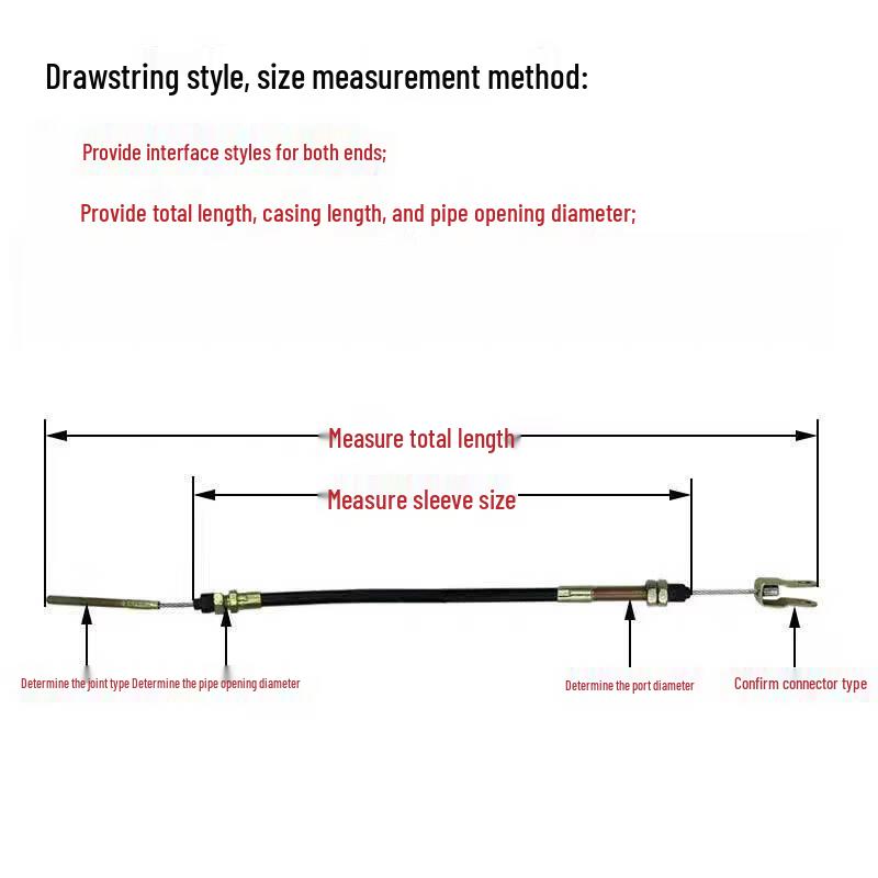 Fang Weifu 3m Parking Handbrake Cable