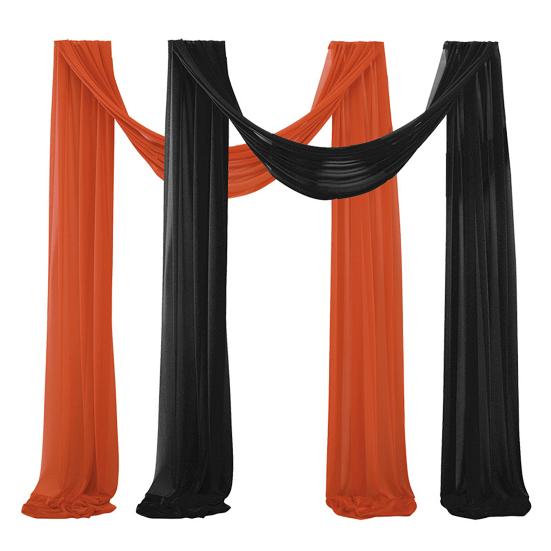 Backdrop Tulle Durable Easy To Hang Vibrant Color Graceful Wedding Drapery Arch Draping Swag Supply