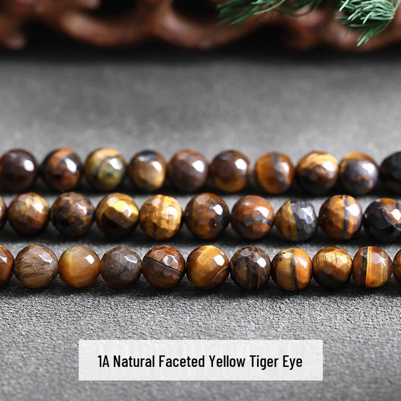 Yellow Tiger Eye Beads for DIY Jewelry Making - High-End Accessories for Bracelets and Necklaces