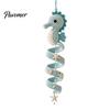Padrão Fácil de Animais de Crochê Tema Oceano Kit Espiral, Artesanato Decorativo DIY, Conjunto de Tricô de Animais Marinhos Montagem Ornamento Pendurado para Árvore de Natal