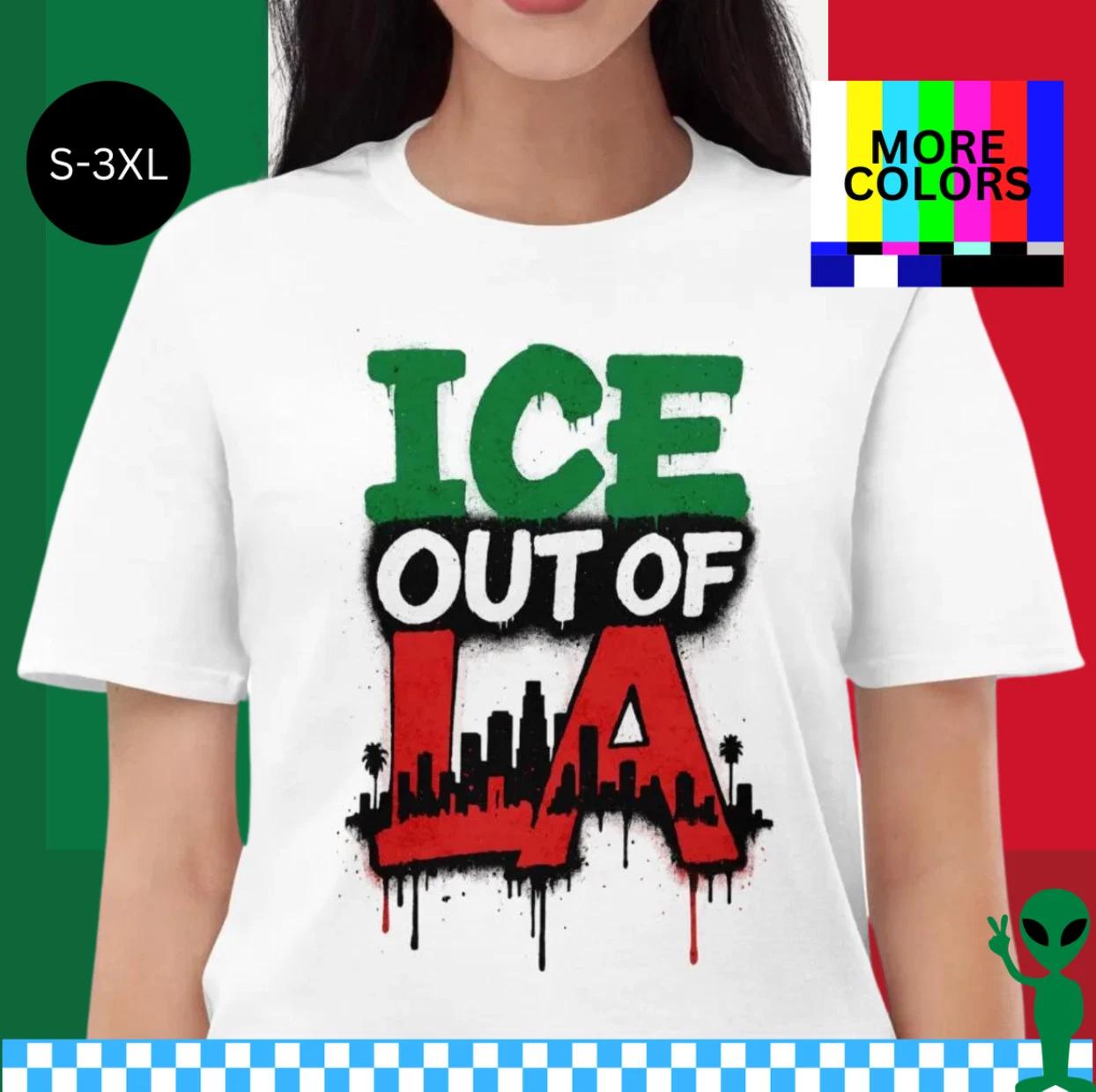 ICE Out Of LA Shirt S-3XL Unisex Short-Sleeve S