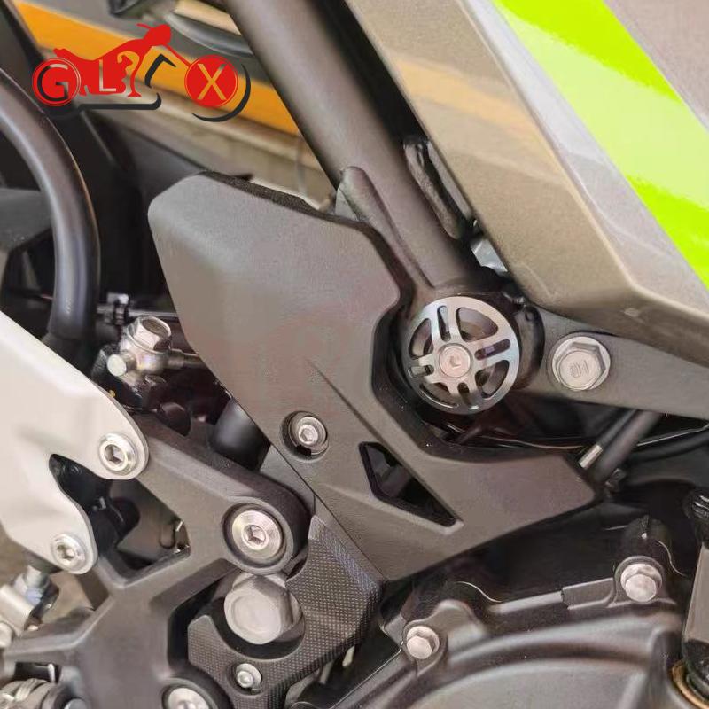 Motor CNC Accessoires voor Kawasaki NINJA400 Z400 NINJA Z 400 Framegat Afdekdoppen Stekkers Decoratieve Frame Sliders Schroefdoppen