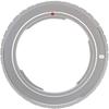 NinoLite Silver Adapter for Attaching Lenses To Canon EOS Camera Bodies C/Y-EOS Adapter, Contax/Yashica