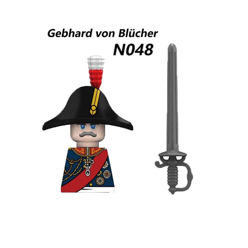 

Средневековые солдаты наполеоновских войн Фигурки Военные MOC Строительный блок Рыцари Британский Французский Фузилер Винтовки Оружие Детская игрушка