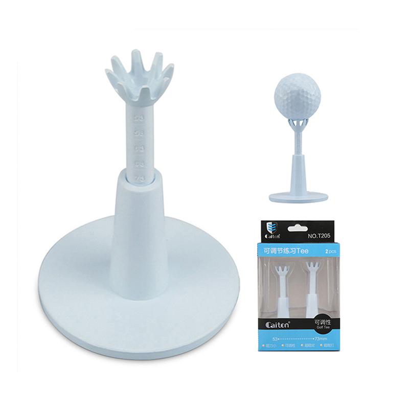 1/2Pcs Adjustable Golf Ball Holder Golf Tee Golf Swing Trainer Golf Practice Tees Golf Accessories