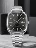 1PC Men's Male Quartz Wrist Watches Stainless Steel Minimalist Luxury Vintage Elegant Jewelry Y2K Party Dress Vacation Holiday F