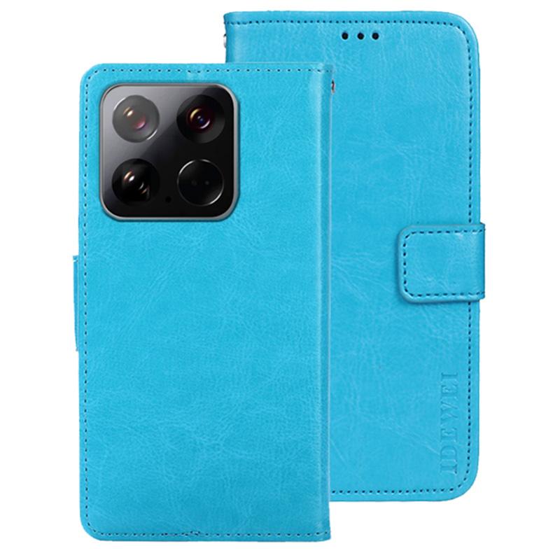 IDEWEI For Xiaomi 15 Stand Case Crazy Horse Texture Leather Phone Cover