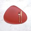 Nordic Faux Leather Waterproof Heat-Resistant Dining Placemat & Coaster Set