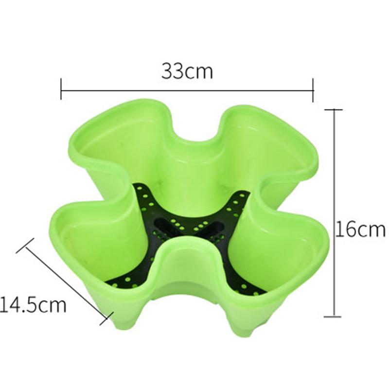 Vertikaler Turm Stapelbarer Blumentopf Kunststoff Mit Beweglichen Rollen Blumentopf Mehrschichtig Erdbeer Pflanzturm Hausgarten