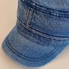 Demin Peaked Cap Vintage Cadet Cap Casual Baseball Hat  Men Women
