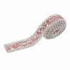 1yard 15mm   Mesh Wrap Roll     Rhinestone Ribbon Decoration (Gray)