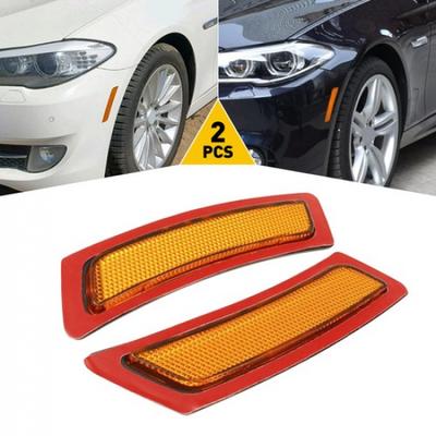 Amber Bumper Reflector Side Front Marker Left & Right For BMW 2011-2016 5 Series