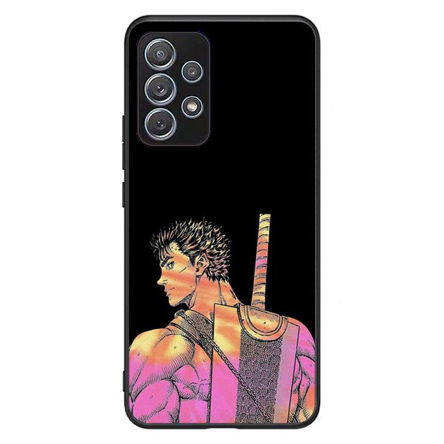 Berserk Guts Anime Handyhülle für Samsung Galaxy A03s A10 A20 A21s A31 A40 A41 A42 A50 A51 A52 A70 A71 A72 A32 A82