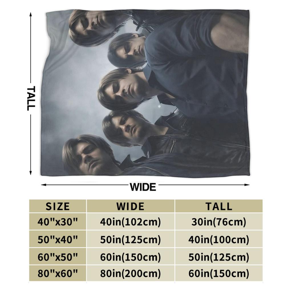 Residents Evils 9  Fashion Blanket Multi-size Soft Fuzzy Plush Games Throw Fashion Blankets for Couch Sofa and Bed