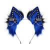 Punk Wolfs-Ohren-Haarreif Cosplay-Accessoire Halloween Anime-Convention Gotischer Fuchs-Ohren-Haarreif