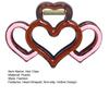 Heart-Shaped Hair Claw Non-slip Teeth Hollow Design Hairpin Large Size Back Head Shower Hair Claw Hair Styling Accessory