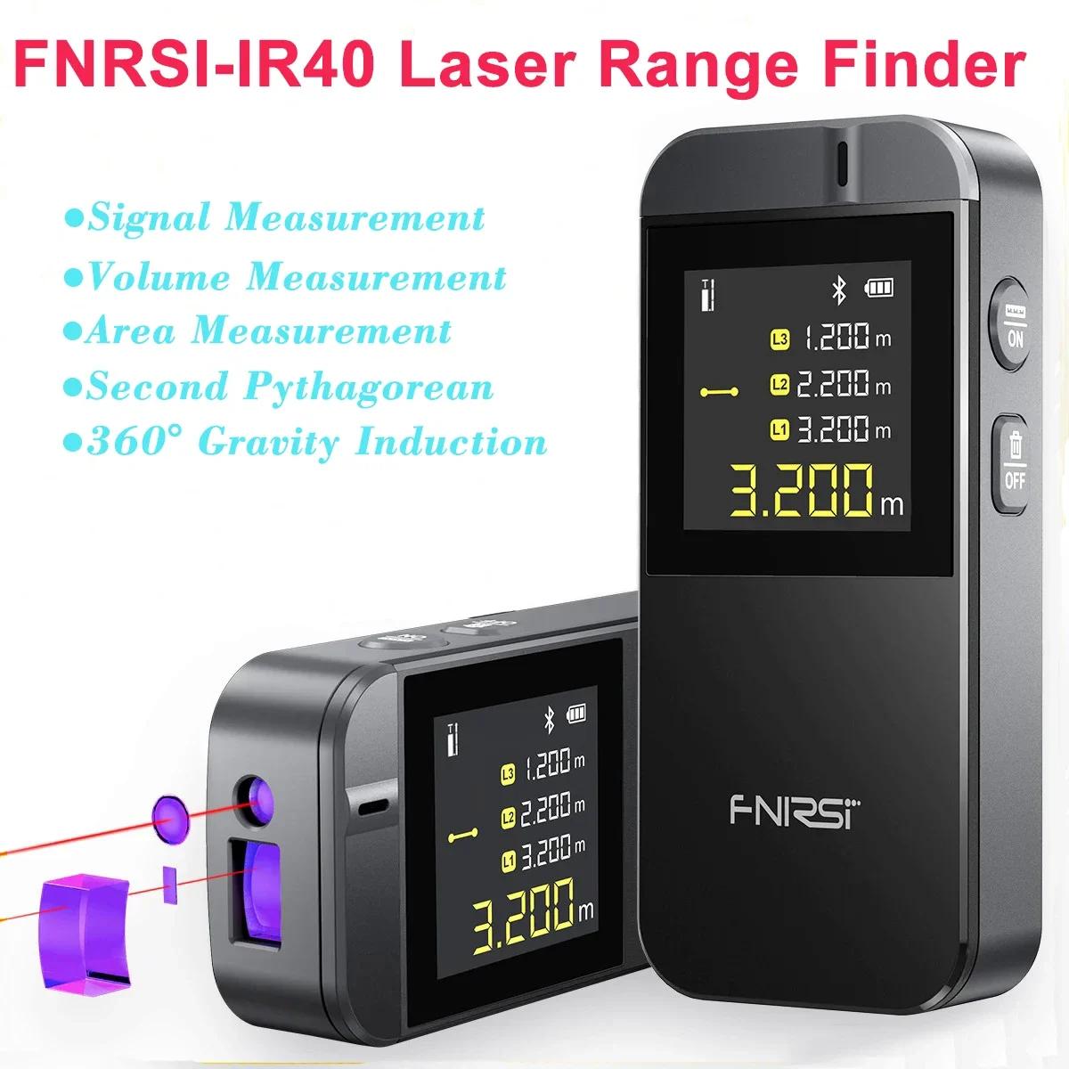 

FNIRSI IR40 Smart Laser Range Finder 40M Accurate Laser Rangefinder Digital Distance Meter Construction Roulette Android IOS APP 40m