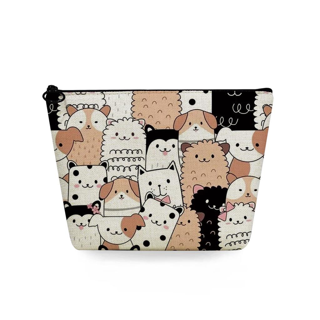 Women Animal Print Cosmetic Bag Toiletries Organize Travel Storage Case 6709