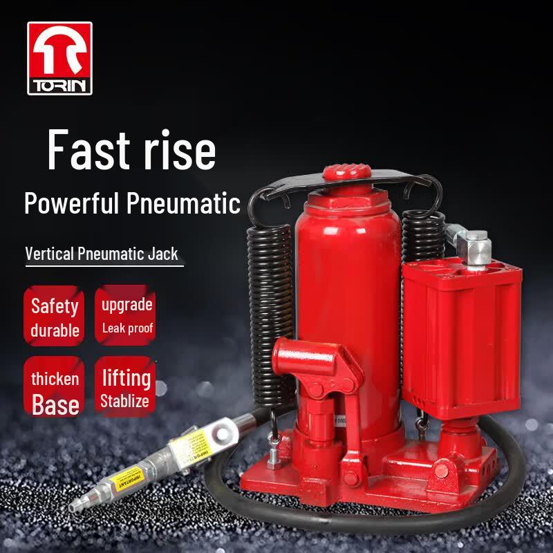 TORIN Air Hydraulic Bottle Jack 12 Ton Pneumatic Vertical Jack