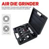 Druckluft-Geradschleifer, mit 1/4" und 1/8" Spannzangen Pneumatisches Werkzeug Schleifwerkzeug-Set Entgratwerkzeug, zum Schleifen/Rostentfernen/Polieren