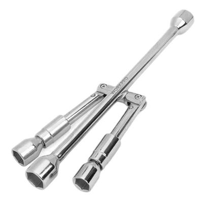 Clé à écrou portable, clé à écrou de pneu, clé de roue de voiture, outils de réparation de pneus, extracteur d'écrou à 4 voies, outils pour moto