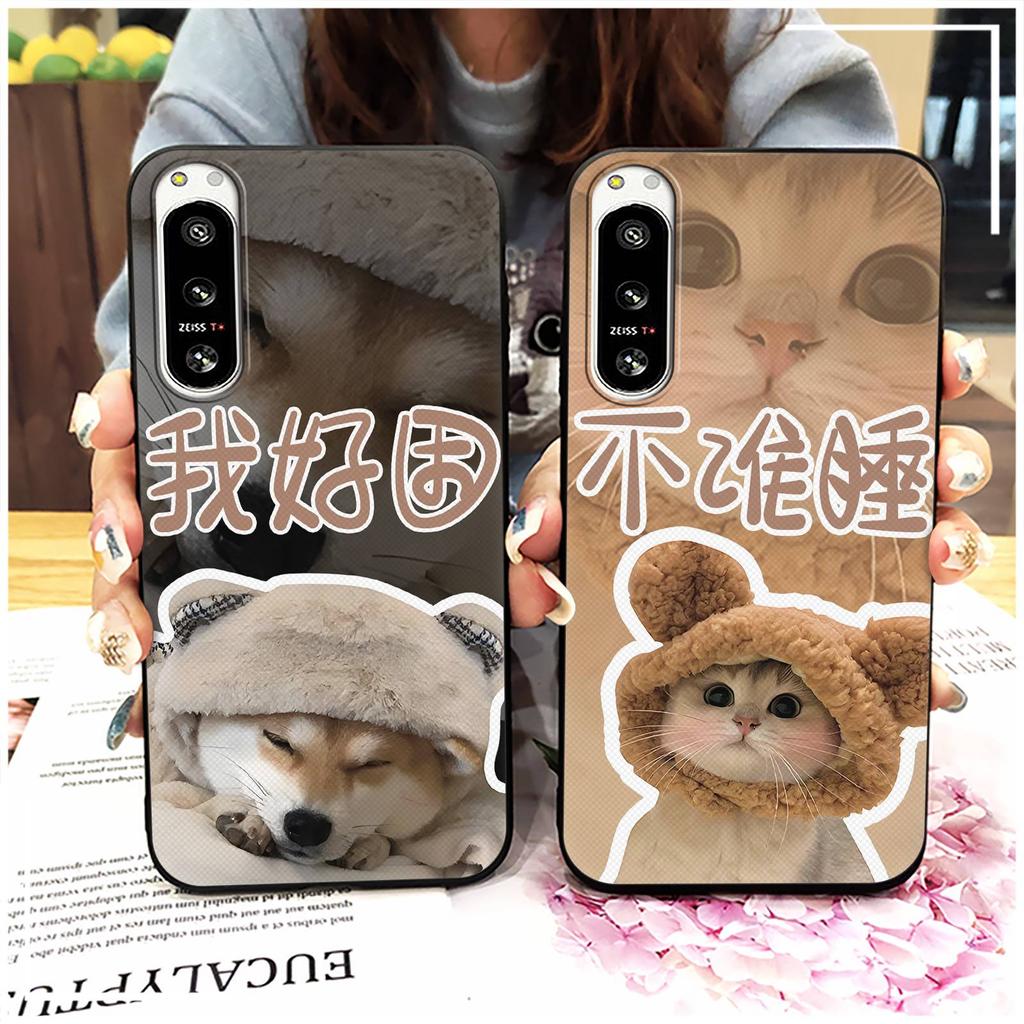 Graffiti Dirt-resistant Phone Case For Sony Xperia5 IV Anti-dust Phone Pouch Protective Full Wrap Durable Back Cover TPU