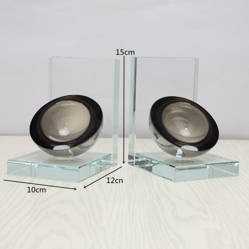 

Transparent Crystal Ball Decorative Ornaments, Library Book Stands, Book Supports, Geometric Glass Crafts, Home Decor