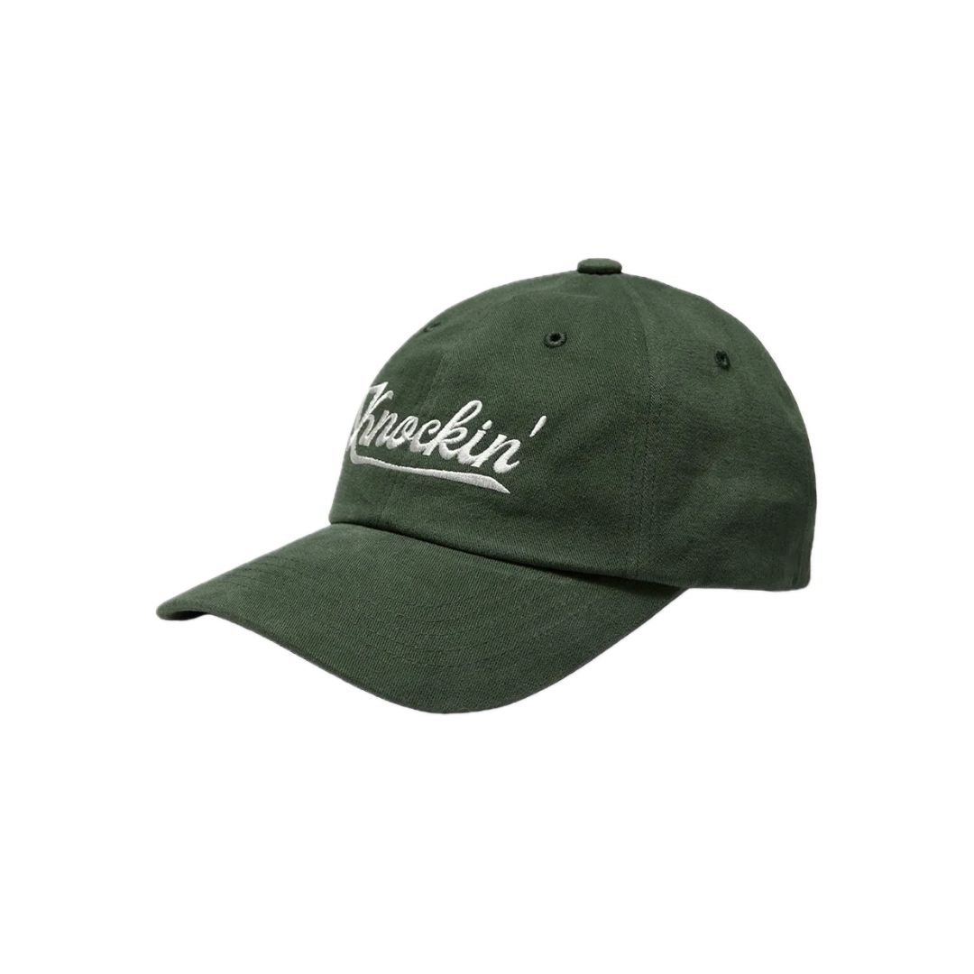 KNOCKIN LOGO B.B CAP GREEN