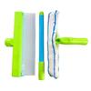 Microfiber Cloth Glass Cleaning Set with Squeegee for Quick Cleaning of Car Windows Window Glass And Tiles