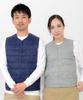 T-Shirt.ST Padded Inner Vest, Solid Color, Side Pockets, Black, Men's and Women's, Size 3L