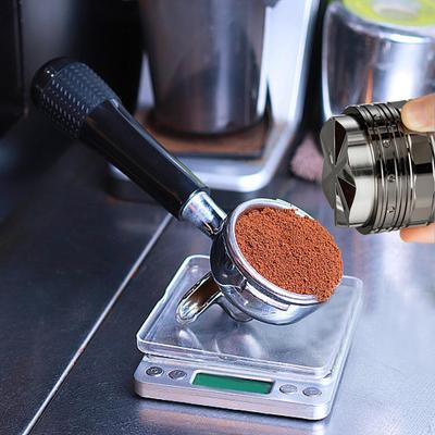 Automatic Rotary Leveling Espresso Coffee Press for Shop Supplies