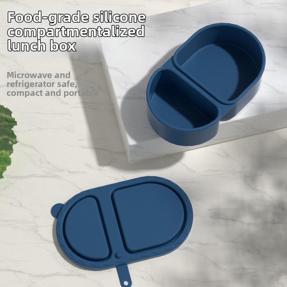 Leak-proof Snack Containers Food Grade Meal Prep Container Divided Fresh-Keeping Box  School Lunch