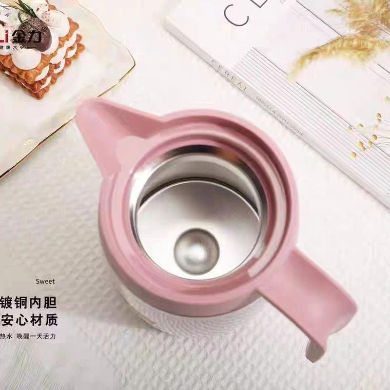 1L Water Bottle Large Capacity Thermos Household Stainless Steel Liner Vacuum Flask Heat Preservation Insulation Coffee Kettle