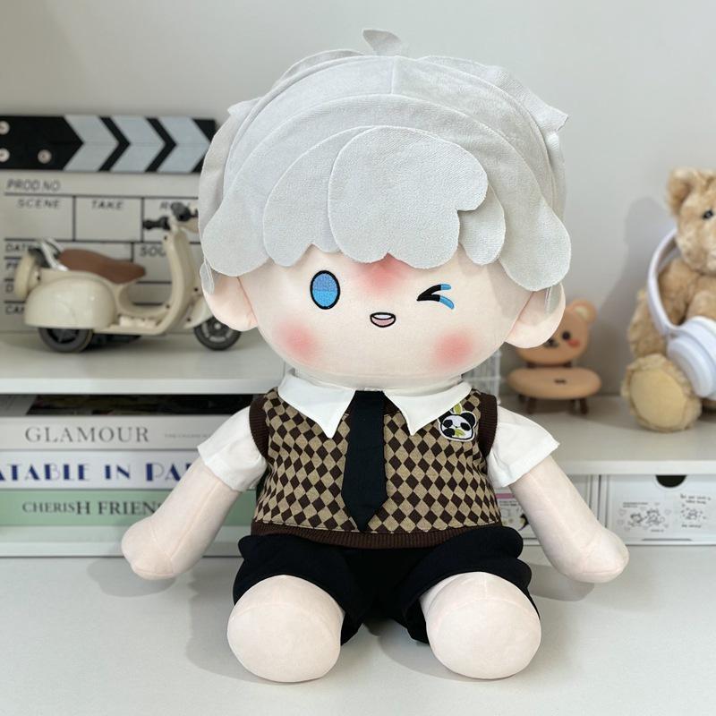 Gentle Letter 40cm Sitting Doll Outfit Set for Boy Doll