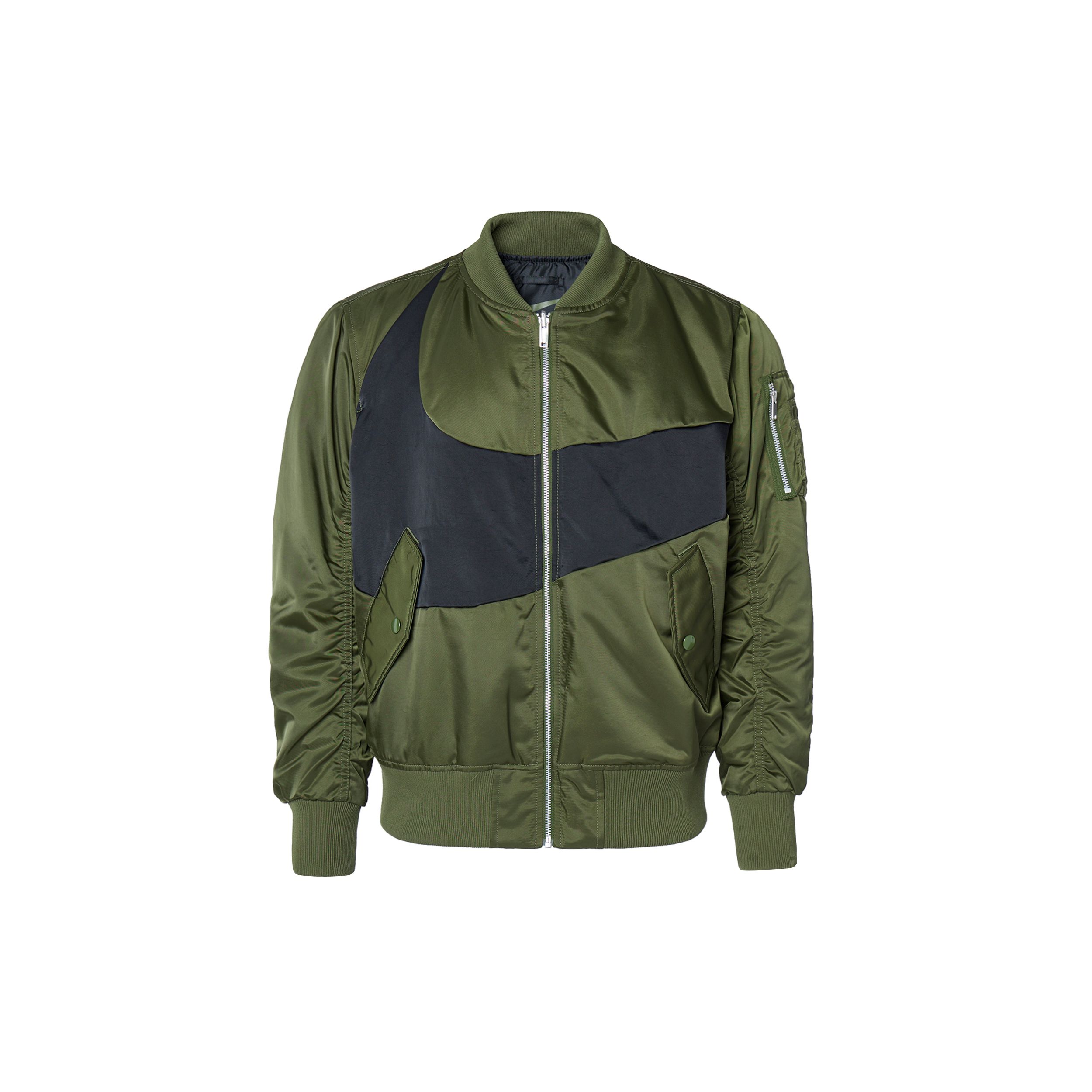 Nike Therma-FIT Reversible Bomber Jacket V2 Rough Green Men Streetwear DD6056-326 S