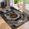 Custom Name The Hobbit Crystal Velvet Floor Rug Personalized Text Soft Carpet Home Decor