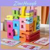 Wooden Childrens Number Building Blocks Math Learning Toy For Early Development