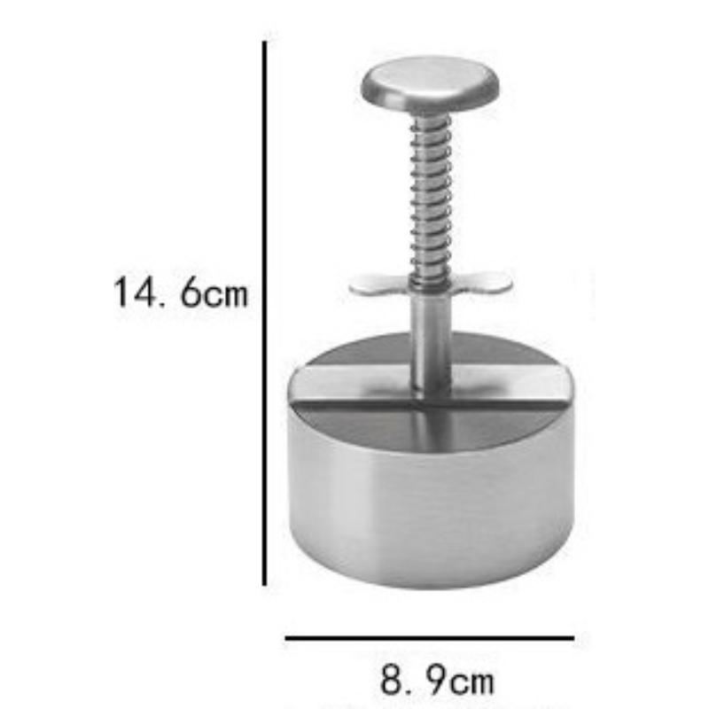 Stainless Steel Burger Meat Patty Pressing Device Manual Meat Pressing Mold Thickened Rice Ball Meat Filling Kitchen Tools