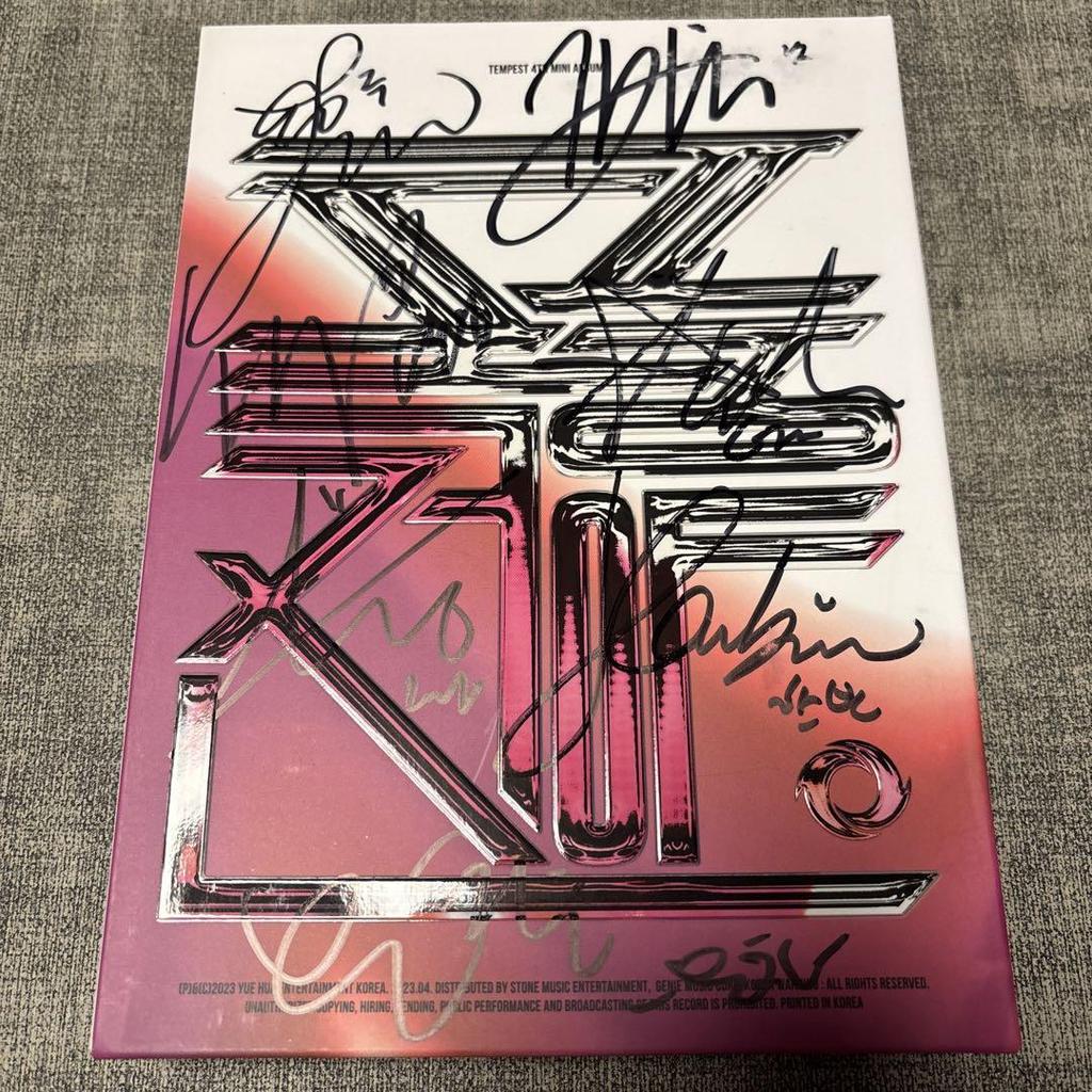 [USED] TEMPEST autographed 4th mini album