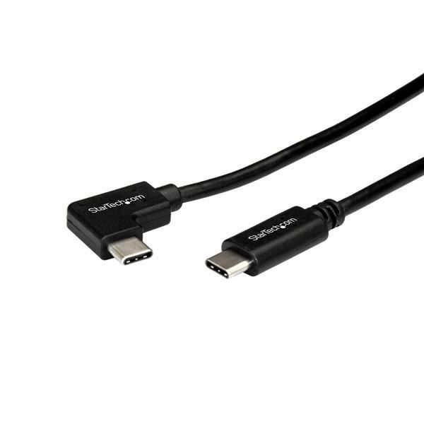 Câble USB-C coudé à angle droit de 1 m - STARTECH - USB 2.0 - Noir
