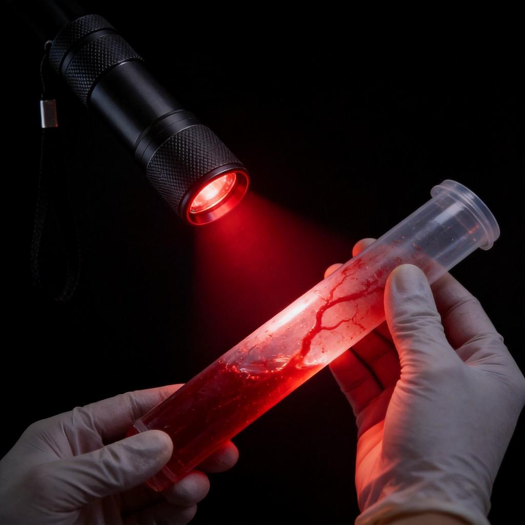 Linterna Portátil de Luz Roja Infrarroja con LED para Imagenología Vascular y Uso Médico