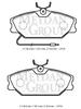 For Renault Megane 1 1999 2002 Front Brake Pad 2 Cable Dısc 130X55,3X18 Bramax
