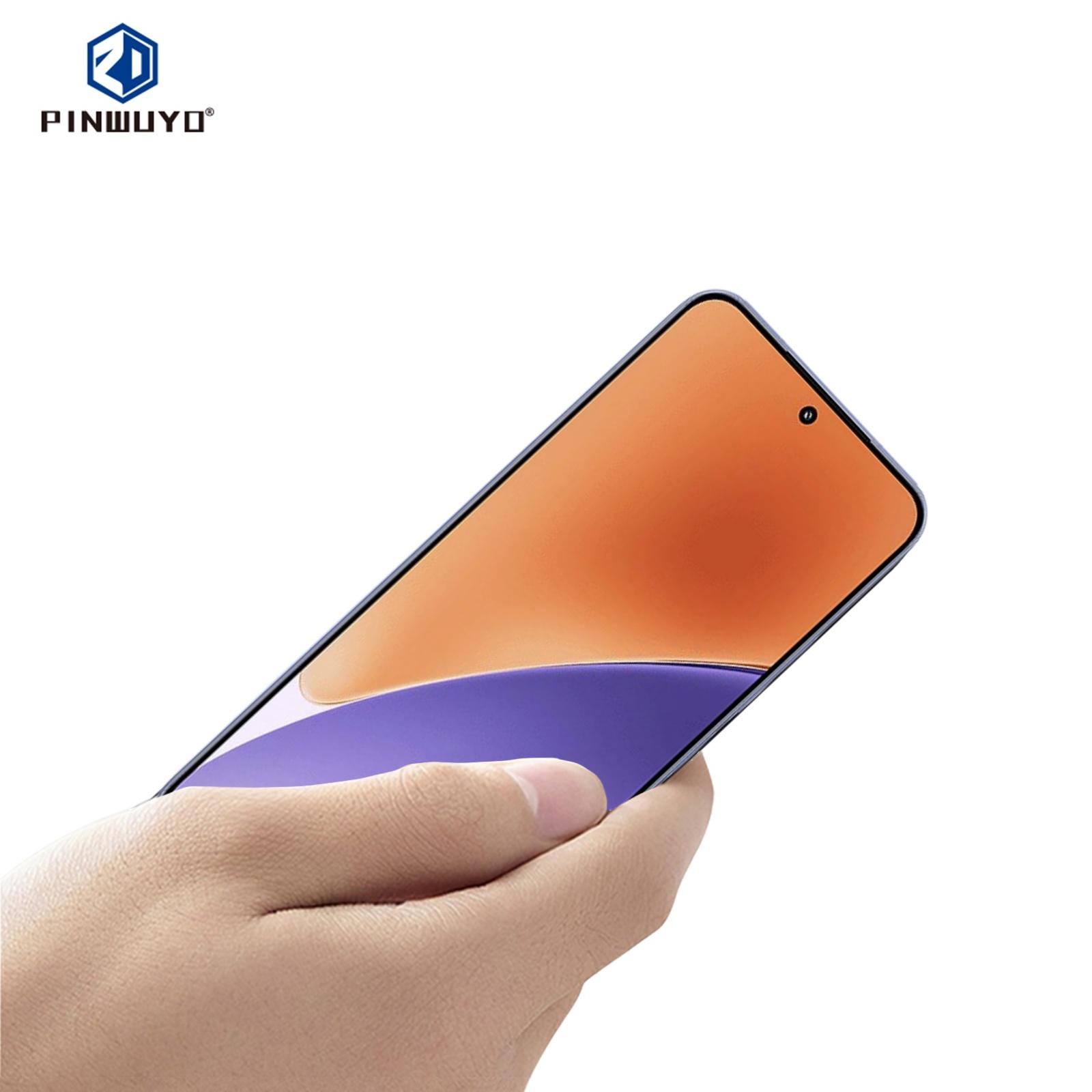 

For Xiaomi 15 PINWUYO JK Series-2 High Aluminium-Silicon Glass Film 9H Full Screen Protector Black
