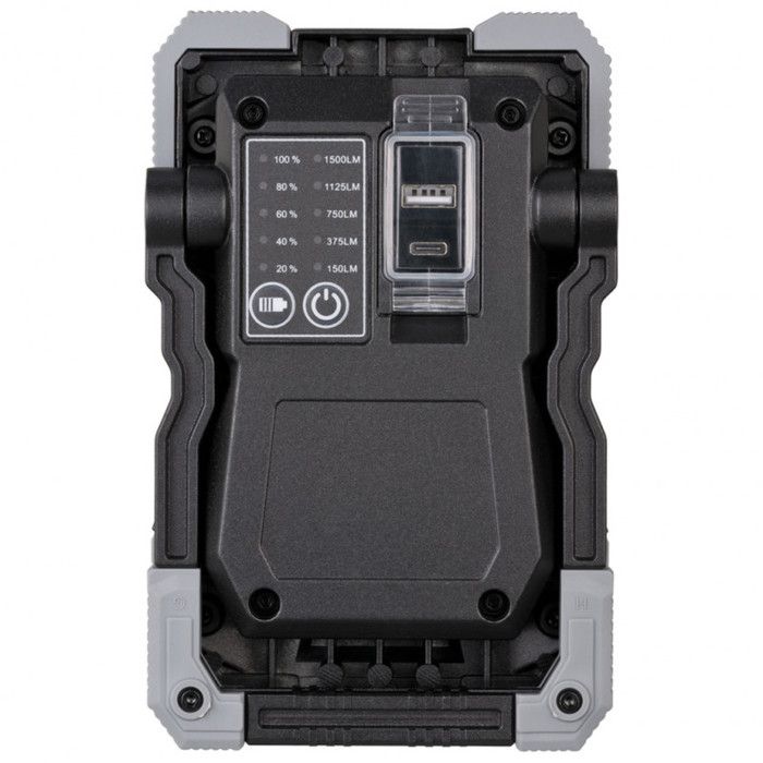 Projecteur portable LED Rufus rechargeable BRENNENSTUHL 1500MA IP65 avec USB - 1173100100