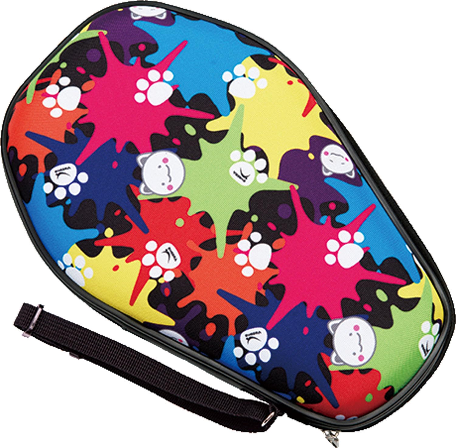 YASAKA Table Tennis Racket Hex Guard Nyanko High Holds 2 Hard H151 Case, Case, Design, Durability, Rackets, Type,